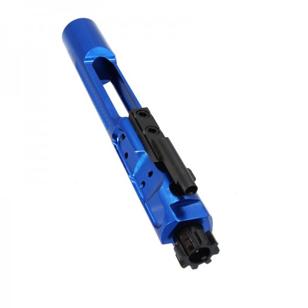 .223/5.56  Lightweight Competition Bolt Carrier Group Polished Aluminum - Blue (Made in USA) 